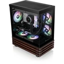 Thermaltake View 170 WS ARGB Gaming Mini Tower PC Case with Side Window - Black
