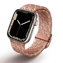 UNIQ Aspen strap Apple Watch 4/5/6/7/SE/8/9/10 40/41/42mm Braided DE pink/citrus pink