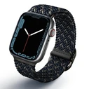 UNIQ Aspen Strap Apple Watch 4/5/6/7/SE/8/9/Ultra 44/45/49mm Braided DE blue/obsidian blue