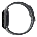 UNIQ Straden strap for Apple Watch 4/5/6/7/SE/8/9/Ultra 44/45/49mm Leather Hybrid Strap grey/Grey