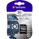 Κάρτα Μνήμης microSDHC 32GB Verbatim Pro