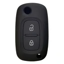 Θήκη κλειδιού για αυτοκίνητα Renault 2021-01, εύκαμπτη, μαύρη