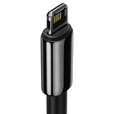 Καλώδιο USB to Lightning Baseus Tungsten Gold iP 2.4A 1m (black)