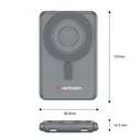 Verbatim Charge'n'Go 2C MagSafe Power Bank 5000mAh Grey