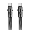 Καλώδιο USB XO NB-Q288B Κράμα Ψευδαργύρου Type-C σε Type-C 60W