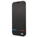 BMW BMBKS22MPUCARTCBK Samsung Galaxy S22+ Plus black bookcase M Collection Triangles