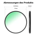Walimex pro Circular Polarising Filter Slim Super DMC 82mm (CPL)