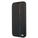 BMW BMBKS22MTRTBK Samsung Galaxy S22+ Plus black bookcase M Collection Triangles