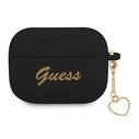 Guess GUAPLSCHSK Apple AirPods Pro black Silicone Charm Heart Collection