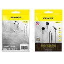 AWEI earphones PC-7 3,5mm jack black