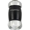 Marcato Design Metal Powdered Sugar Shaker, Black, 12.5 x 5.5 cm