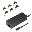 Φορτιστής 90W Laptop Akyga AK-NU-13 Universal 6 plugs 1.2m