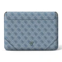 Guess Sleeve GUCS14P4TB 13/14 inch blue 4G Uptown Triangle logo