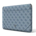 Guess Sleeve GUCS14P4TB 13/14 inch blue 4G Uptown Triangle logo