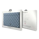 Guess Sleeve GUCS14P4TB 13/14 inch blue 4G Uptown Triangle logo