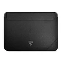 Guess Sleeve GUCS14PSATLK 13/14 inch black Saffiano Triangle Logo