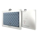 Guess Sleeve GUCS16P4TB 16 inch blue 4G Uptown Triangle logo