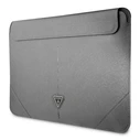 Guess Sleeve GUCS16PSATLG 16 inch silver Saffiano Triangle Logo