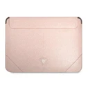 Guess Sleeve GUCS16PSATLP 16 inch pink Saffiano Triangle Logo