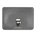 Karl Lagerfeld Sleeve KLCS16PISFG 16 inch silver Saffiano Ikonik Karl