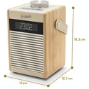 Roberts Rambler Midi Portable Rechargeable DAB+ Radio with Bluetooth - Pastel Cream