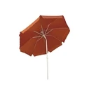 Velco Umbrella Garden/Patio/Beach Orange 2m Metal with Reinforced Ribs