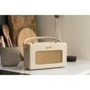 Roberts Revival iStream3L Tabletop DAB+ Radio with Bluetooth and USB – Cream