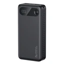 USAMS CD251 Power Bank 20000mAh PD20W with Display, 3x Output Ports, Black