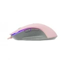 Ποντίκι Gaming Ενσύρματο White Shark RGB GARETH 6400 DPI PINK