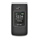 Kινητό Τηλέφωνο Bea-Fon SL645 - 2G, Silver Line, Large flip phone, Black-Silver