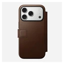 Θήκη Κινητού Nomad Modern Leather Folio iPhone 17 Pro Brown