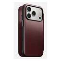 Θήκη Κινητού Nomad Modern Leather Folio iPhone 17 Pro Burgundy Horween