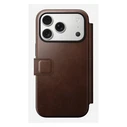 Θήκη Κινητού Nomad Modern Leather Folio iPhone 17 Pro Rustic Brown H.