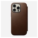 Θήκη Κινητού Nomad Modern Leather Folio iPhone 16 Pro Brown