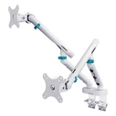 Βάση Monitor Digitus TIS dual '35' TFT, mech. Feder Max.10KG White