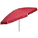 Campus Patio/Garden/Beach Umbrella Maroon/Cream Reinforced 2m Metal