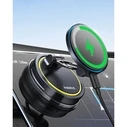 Baseus Primetrip Car Phone Holder with Adjustable Hooks and Wireless Charging - Black