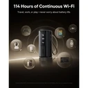 Baseus EnerGeek GX11 MiFi Power Bank 20000mAh 67W with USB-A and 2 USB-C Ports Black