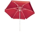 Velco Patio / Garden / Beach Umbrella 2m Metal Heavy-Duty Bordeaux