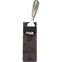 Kirschen W.I.N.A.C. Short Chisel 35 mm with Leather Holster, Red Beech Handle