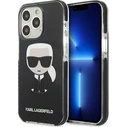 Karl Lagerfeld KLHCP13LTPEIKK Apple iPhone 13 Pro hardcase black Iconik Karl