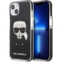 Karl Lagerfeld KLHCP13STPEIKK Apple iPhone 13 mini hardcase black Iconik Karl