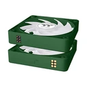 Case Fan 140mm Thermaltake CT140 EX ARGB SyncRacing Green 3 Pack