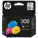 Γνήσιο Μελάνι HP 308 Tri-color Original Ink Cartridge