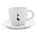 Φλιτζάνι Bialetti Cappuccinotasse Institutional plate including saucer - porcelain - White - 240ml