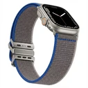 Λουράκι Premium for Apple Watch, Gray/Blue, 44mm, 45mm, 42mm (Series 1/2/3), 49mm, 46mm, GA-MAG-BNDA-P-CGBL