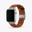 Λουράκι Premium Pro for Apple Watch, Orange/Black, 44mm, 45mm, 42mm (Series 1/2/3), 49mm, 46mm, GA-MAG-BNDA-P+OML