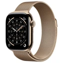 Smartwatch Apple Watch S11 Titan Gold Cellular 42mm (Milanaise Armband gold)