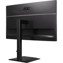 Monitor 27" AOC U27E4CV - Ultra HD, Speakers, (3840x2160, 60 Hz, 2x HDMI 2.0, ((90W PD), RJ45, USB Hub) Black