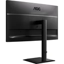 Monitor 27" AOC U27E4CV - Ultra HD, Speakers, (3840x2160, 60 Hz, 2x HDMI 2.0, ((90W PD), RJ45, USB Hub) Black